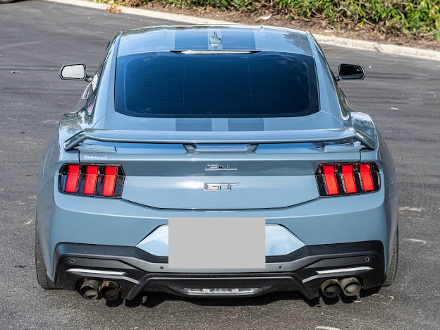 2024-UP FORD MUSTANG S650 | CARBON FIBER REAR TAIL LIGHT TRIM BEZEL COVERS PAIR